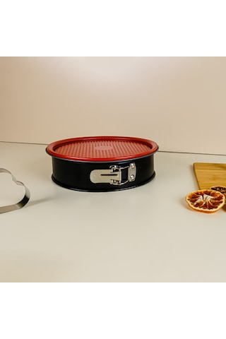 Guardini Kelepçeli Kek Kalıbı Kırmızı 24 Cm