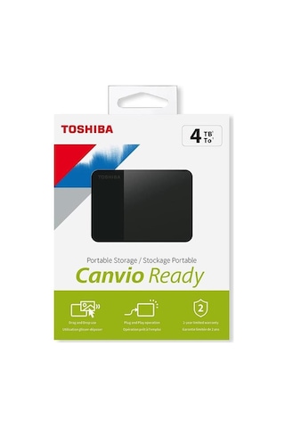 4tb Canvıo Ready 2.5" Usb3.2 Toshıba Hdtp340ek3ca