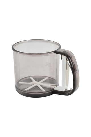 Sones Kullanışlı Elde Tutulan Un Eleği Pudra Şekeri Eleği Pişirme Aleti Kahverengi