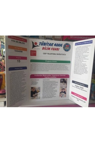 Tübitak 4006 Kanatlı Poster Pano