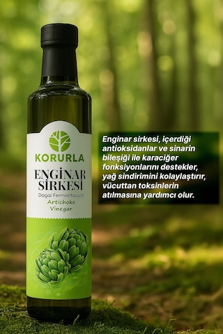 Enginar Sirkesi Doğal Fermantasyon 500 Ml