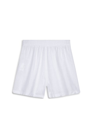 LTB Beli Lastikli Basic Beyaz Şort Beyaz