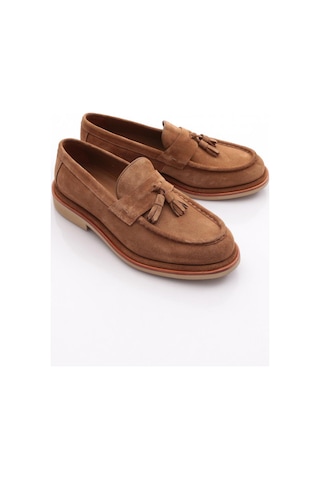 Dgn 6ym4634 Erkek Loafer Ayakkabi Sigaro Süet