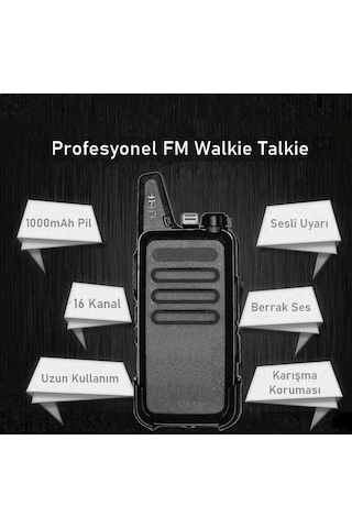 Restoran Kafe Garson Telsiz Full Set Kulaklık Dahil