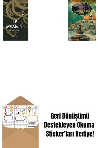 H.p. Lovecraft - Bütün Romanları Ciltli + Charles Dexter Ward Vakası + Okuma Sticker'ları