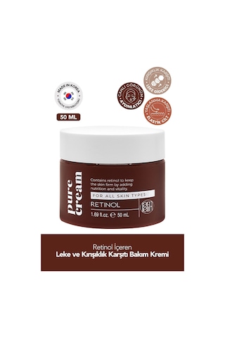 Lamelin Retinol İçeren Leke ve Yüz Bakım Kremi Lamelin Retinol Pure Cream 50 ML