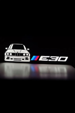 Bmw E30 Tasarımlı Gece Lambası Çok Renkli