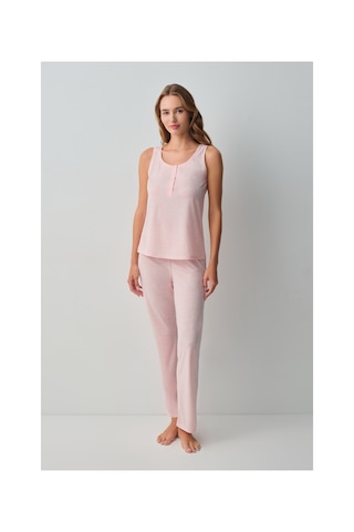 Suwen Daily Atlet Pantolon Pijama Takımı Wsh10510032880 Pembe Melanj