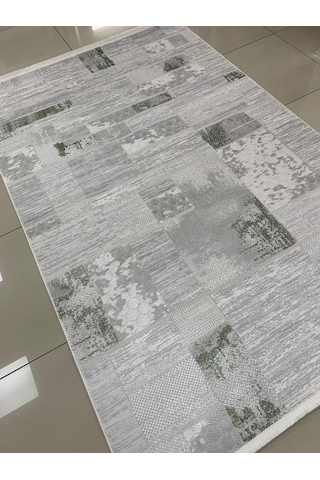 Padişah Halı Sümela 79477 040 Serisi Akrilik Salon Oturma Yatak Odası Halısı Gri - Yeşil