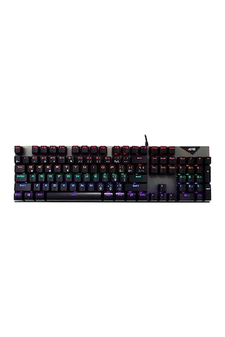 Auris Kg10 Rgb Işıklı Mekanik Kablolu Klavye