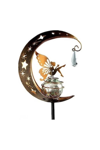 Pazly Masalsı Bahçe Aydınlatması: Kelebek Peri Desenli Güneş Enerjili Dekoratif Saksı Lambası