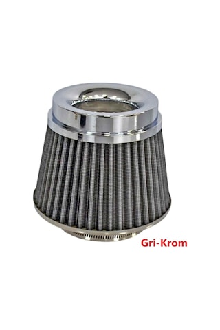 Carub Ses Ve Performans Arttırıcı Açık Hava Filtresi +6 Hp Gri Aparatlı Üniversal 00 Şüscaroto Aksesuar