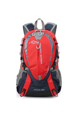 Yuntech01 25l Seyahat Sırt Çantası - Dayanıklı Polyester, Hafif Ve Konforlu Kırmızı Kırmızı