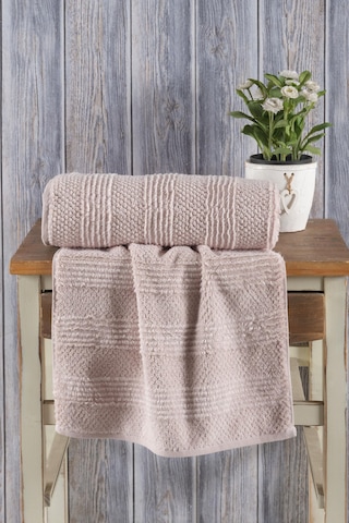Varol Lavin %100 Premium Cotton El Havlusu 50x90cm Pudra-50x90cm Pudra