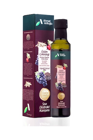 Ahmet Arifoğlu Üzüm Çekirdeği Kırmızı Pancar Kına Kına Sıvı Ekstraktı 225 ML﻿﻿
