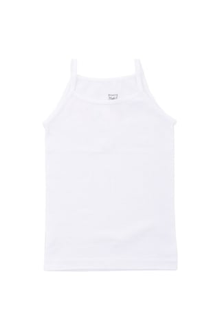 Tutku 6Lı Kız Çocuk Ip Askılı Düz Atlet Pamuklu Kız Çocuk Atlet