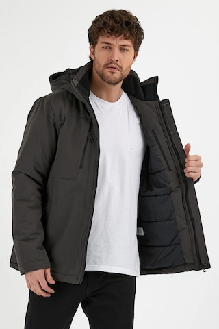 Erkek H Winter Jacket M - Antrasit Siyah
