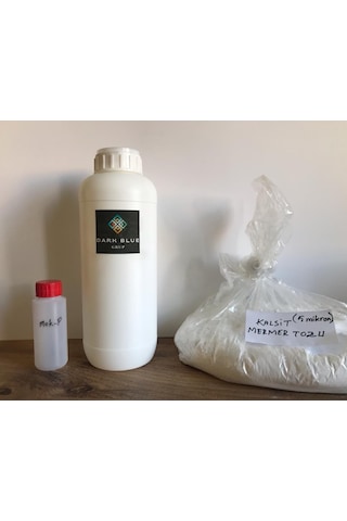 Polyester Döküm Seti 1 kg ve 1 kg kalsit