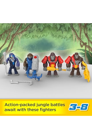 Imaginext Goril Komutan Maymun Ordusuna Karşı Aksiyon Figürü Seti