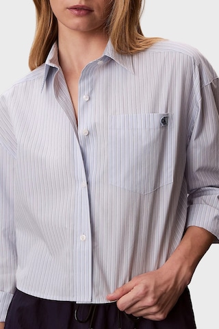 Calvin Klein Bayan Gömlek Lv047f105g C1o Mavi Mavi