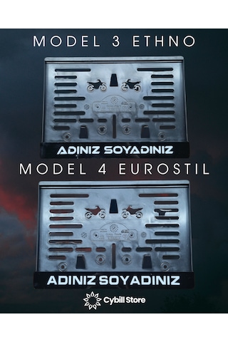 Kişiye Özel Pleksi Motosiklet Plaka Altlığı Şık Ve Dayanıklı Plaka