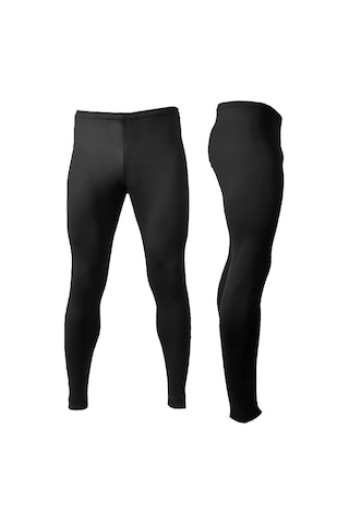 Sporcu Taytı Tam Boy Uzun & Kısa Polyester Siyah