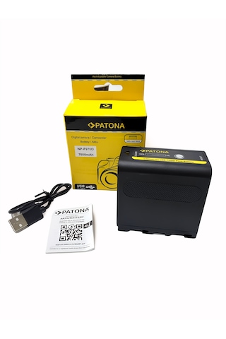 Patona Np-f970d 1390m 7800mah Li-ıon Kamera Bataryası Sony Np-f970 Uyumlu