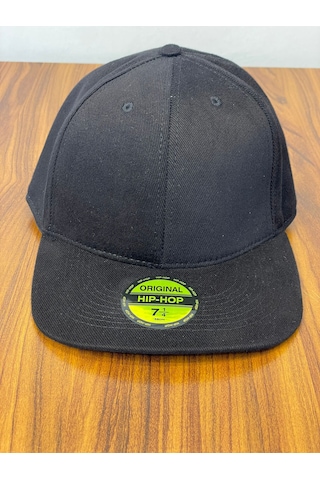 Hamze Hiphop Snapback Rapper Baseball Drip Unisex Şapka Cap Siyah