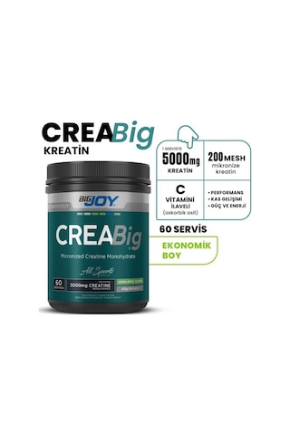 Bigjoy Sports Kreatin Creabig 420gr 60 Servis Yeşil Elma