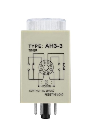 Ah3-3 Ac 220v Gecikmeli Dpdt Dijital Zaman Rölesi - 12h