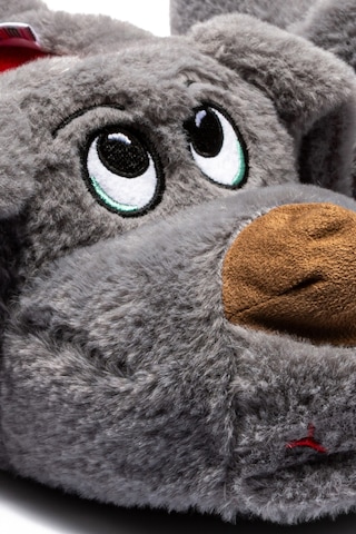 Karamel Kadın, Garson Boy Hayvanlı Panduf Gri 36/41 Gri