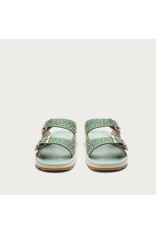 6344-water Green Sandalet Kadın 77 169 Kz Fly Flot Synthetıc