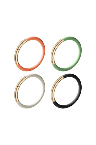 Springsun Yaban Hayatı Aktiviteleri İçin Vintage Silikon Uçucu Kovucu Bileklik, 6 Adet Kovucu Çubuklu, Manyetik Kapanma, Erkek/bayan Yeşil