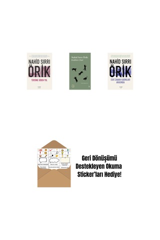 Tersine Giden Yol + Everest Açıkhava 29 - Kedilere Dair + Eski Zaman Kadınları Arasında + Okuma Sticker'ları