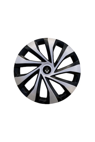 Kırılmaz Renault Symbol 14'' inç Uyumlu Jant Kapağı 4 Adet 1 Takım Çelik Görünümlü