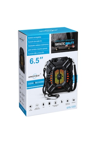 Gts-1222 Taşınabilir Kablosuz Bluetooth Hoparlör & Karaoke Seti
