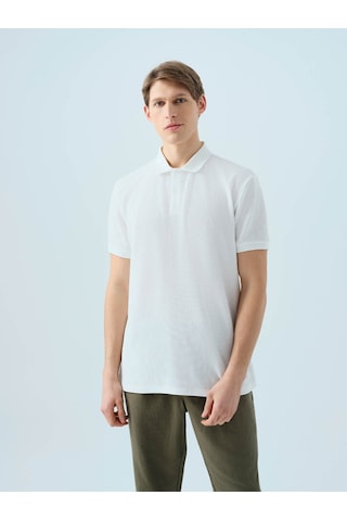 Loft Regular Fit Beyaz Erkek T-shirt Lf2037103 Beyaz
