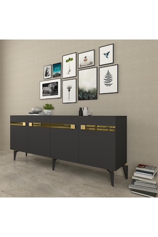 Hayatct Kb150 Konsol Antrasit-altın