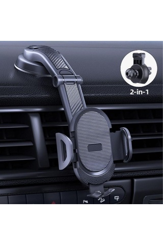 Telefon Tutucu Araç İçi Torpido Üstü Güçlü Vantuzlu Tutucu