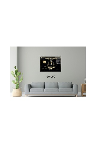 Amex American Express Cam Tablo Pct0959 Modern Dekorasyon Temalı Dekoratif Duvar Tablosu, Salon, Ev Ve Ofis Dekoru,
