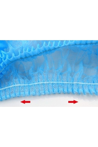 Trendooze Toz Toz Tek Şapkası Saç Mavi Kullanımlık Geçirmez Filesi Anti Hg