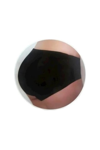 Moonlight 8000 Kadın Lazer Kesim Pop-up Külot-siyah Siyah