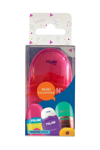 Mılan 4712116 Capsule Look Kalemtraş-silgi Blister