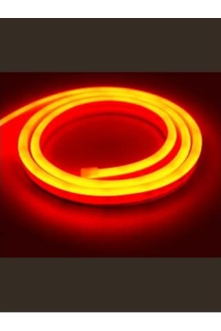 12 Volt 6x12mm Esnek Neon Led 5 Metre Amber Renk