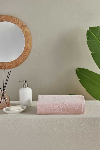 Özdilek Floretta Bow El Ve Yüz Havlusu 50x80 Cm Pembe