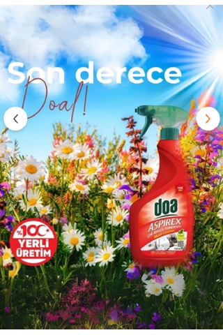 Doa Çok Amaçlı Temizleyici Aspirex 750 Ml Vegan X 3 Adet 3’lü Set