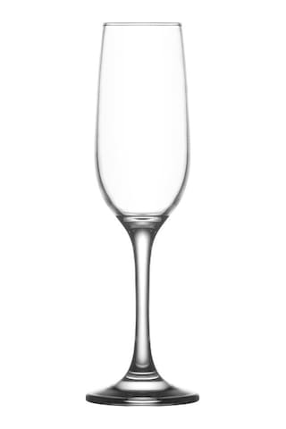 LAV Fame Cam Şampanya Kadehi 6'lı 215 ml Ayaklı (Kahve Yanı Su/Kokteyl Bardağı)