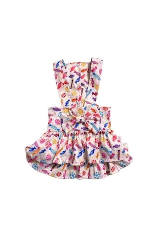 Gedyco Candy Fırfırlı Salopet Küçük Irk Köpek Elbisesi