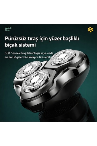 Sportsman Sm-555 Professional 3 Ü 1 Arada Islak/kuru Şarjlı Erkek Bakım Seti