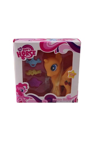 Sevimli Kanatlı Pony Oyuncak Seti - Taranabilir Saçlı Aksesuarlı At Figür